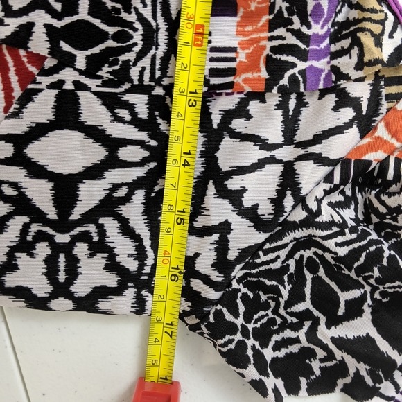 Elementz multi-color tiered blouse - Picture 3 of 4